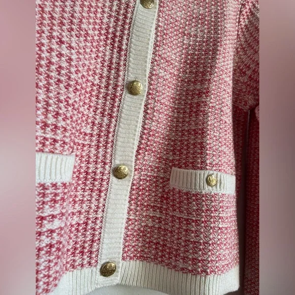 J CREW Popcorn Stitch Cardigan Sweater - Picture 10 of 14